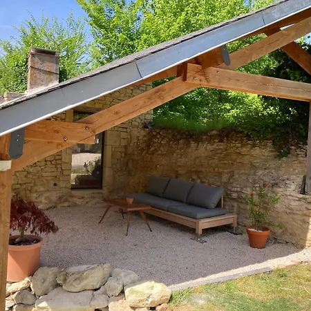 Dom wakacyjny Maison Troglodyte La Hulotte - Charme Et Tranquillite Deneze-sous-Doue