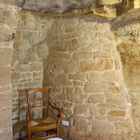 Maison Troglodyte La Hulotte - Charme Et Tranquillite Deneze-sous-Doue